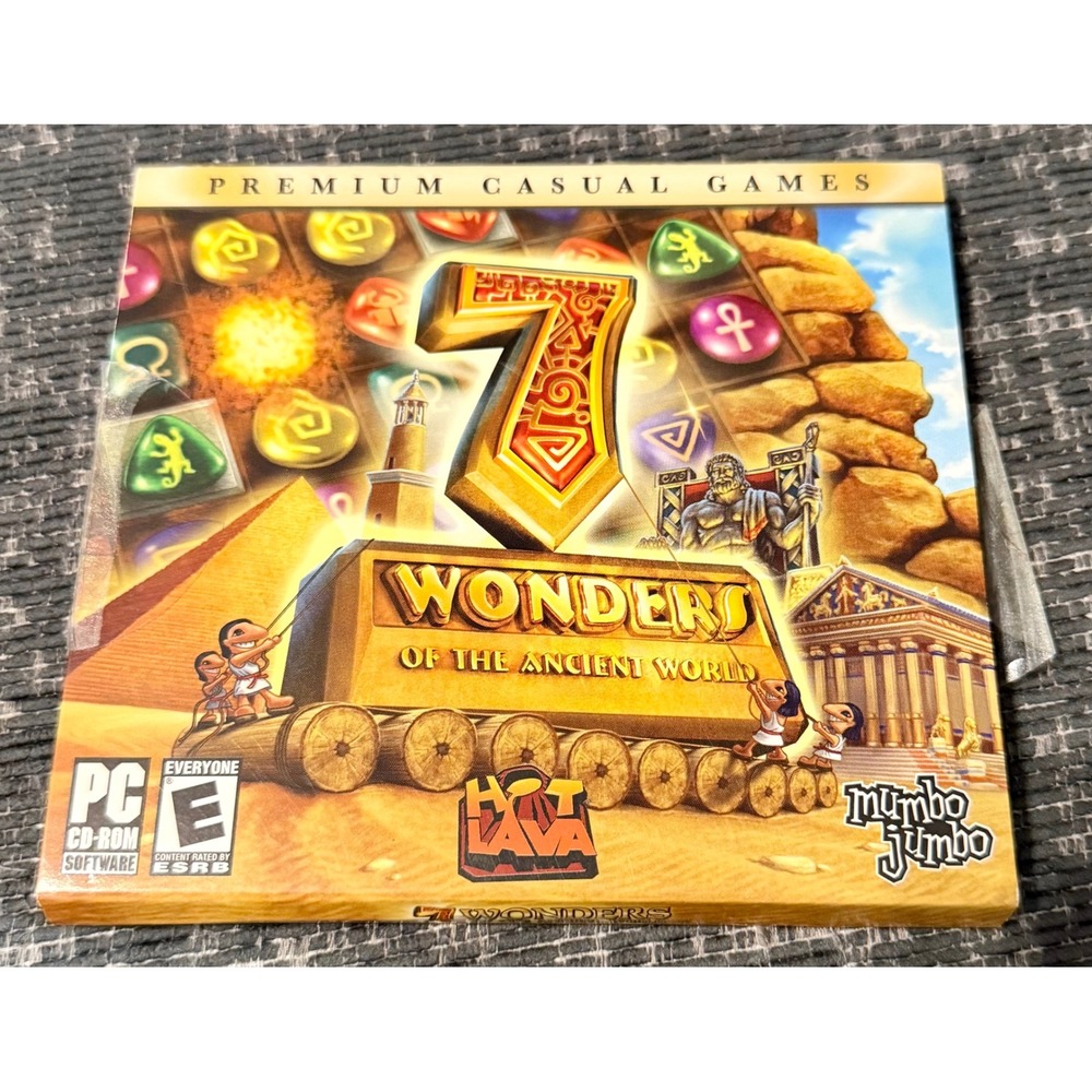 MumboJumbo 7 Wonders of the Ancient World PC Excellent Puzzle